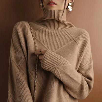 Cozy Knit Turtleneck Sweater