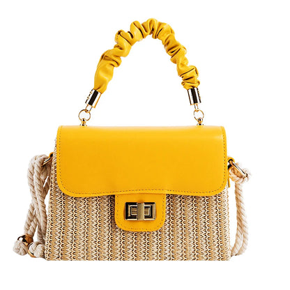 Crossbody Straw Beach Bag