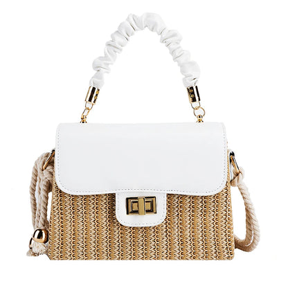 Crossbody Straw Beach Bag