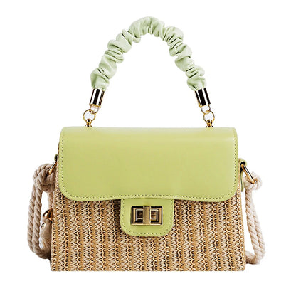 Crossbody Straw Beach Bag