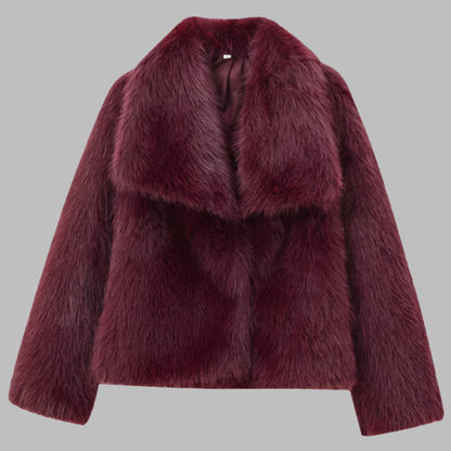 Luxury Faux Fur Jacket