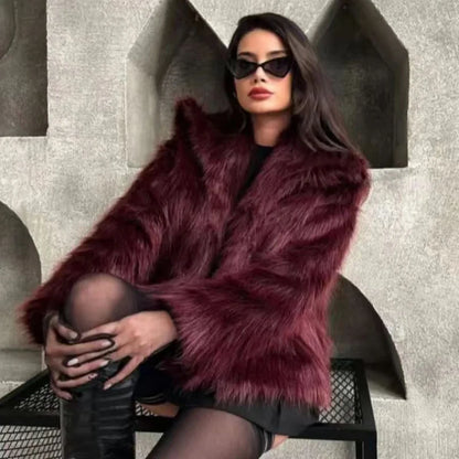 Luxury Faux Fur Jacket