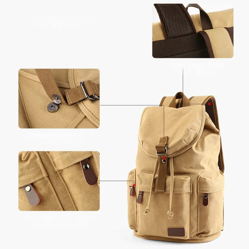 Vintage Canvas Backpack