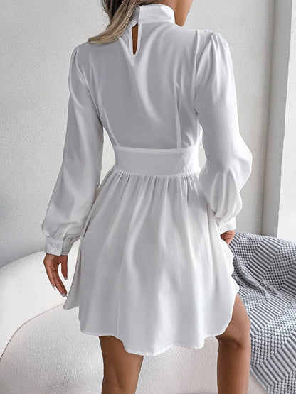 Casual Hollow Out A-Line Dress