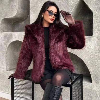 Luxury Faux Fur Jacket