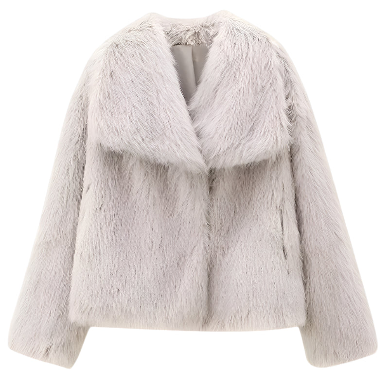 Luxury Faux Fur Jacket