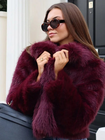 Luxury Faux Fur Jacket