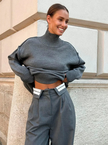 Hellen Knitted Turtleneck Sweater